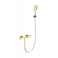 Смеситель для душа с термостатом Wonzon&Woghand, Брашированное золото