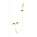 Смеситель для душа с термостатом Wonzon&Woghand, Брашированное золото