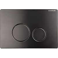 Кнопка смыва Charus Robusto FP.330.GNM.05 оружейная сталь