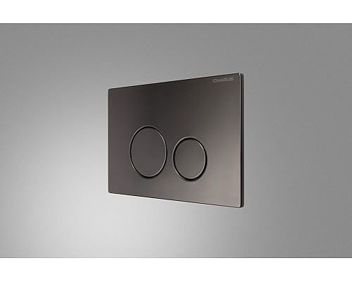 Кнопка смыва Charus Robusto FP.330.GNM.05 оружейная сталь