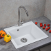 Кухонная мойка прямоугольная 500х460 Reflexion Mini RX1150WH, белый