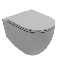 Унитаз ISVEA Infinity подвесной 365x530x400 серый бетон матовый 10NF02001SV-2V