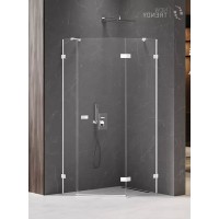Душевое ограждение NEW TRENDY AVEXA WHITE R 100x80x200 белый
