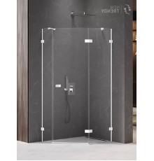 Душевое ограждение NEW TRENDY AVEXA WHITE R 100x80x200 белый