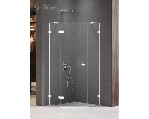 Душевое ограждение NEW TRENDY AVEXA WHITE L 80x80x200 белый