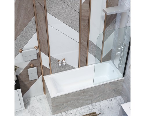 Ванна пристенная Taliente Egoista 1700x800 из искусственного камня
