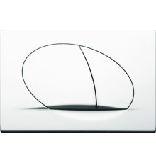 Панель смыва с двумя клавишами Schwab OvateDuo, бронза