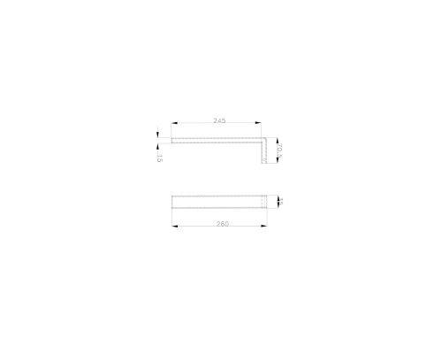 Полотенцедержатель ALTROBAGNO Аперто (Aperto) 081304 MB