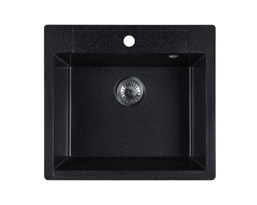 Кухонная мойка прямоугольная 550х500 Reflexion Cubi RX1555CL, уголь