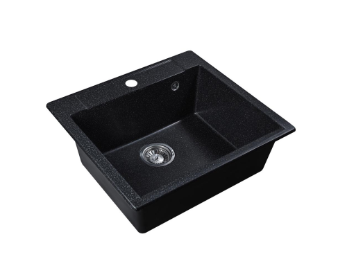 Кухонная мойка прямоугольная 550х500 Reflexion Cubi RX1555CL, уголь