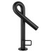 Смеситель для раковины Wonzon&Woghand LOOP, Черный матовый WW-111-00-508