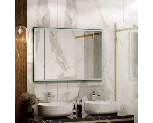 Зеркало Континент Frame 1000x700 ЗЛП188 с подсветкой с сенсорным выключателем