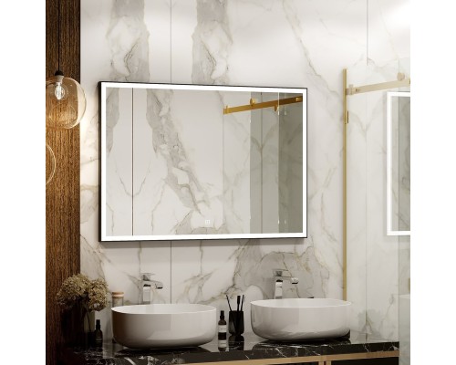 Зеркало Континент Frame 1000x700 ЗЛП188 с подсветкой с сенсорным выключателем