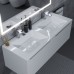 Раковина для ванной Uperwood Modul 122х45х12 см, белая глянцевая