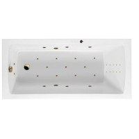 Ванна гидромассажная EXCELLENT Aquaria 170x75 ULTRA NANO золото