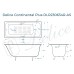 Ванна чугунная Delice Continental PLUS 170х70 с отверстиями под ручки и антискользящим покрытием