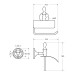 Держатель туалетной бумаги подвесной ART&MAX AM-E-4283-Br
