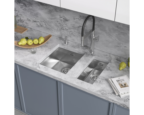 Кухонная мойка Reflexion Como RX2038SS полированная сталь
