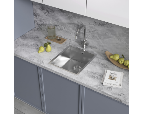 Кухонная мойка Reflexion Como RX2038SS полированная сталь