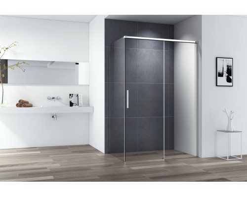 Душевой уголок Cezares Duet Soft-М 130x90 DUET SOFT-M-AH-1-130/90-C-Cr профиль Хром стекло прозрачное