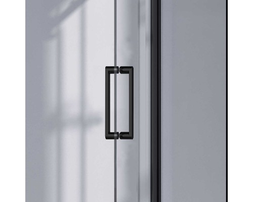 Душевой уголок Vincea Como-N VSR-4CN8013CLB, 1300x800, черный, стекло прозрачное