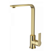 Смеситель для кухни Wonzon&Woghand, Брашированное золото