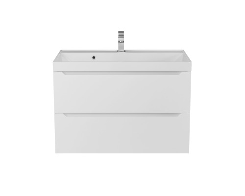 Тумба под раковину 80 см, Uperwood Tanos, белая матовая