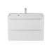 Тумба под раковину 80 см, Uperwood Tanos, белая матовая