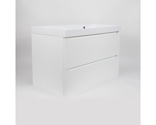 Тумба с раковиной Uperwood Tanos 80 см, белая