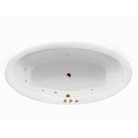 Ванна гидромассажная EXCELLENT Lumina 190x95 SMART NANO золото