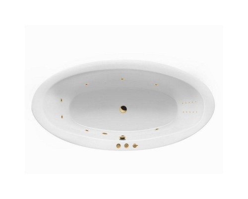 Ванна гидромассажная EXCELLENT Lumina 190x95 SMART NANO золото