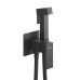 Гигиенический душ со смесителем Cezares Slider SLIDER-DIF-NOP Черный матовый