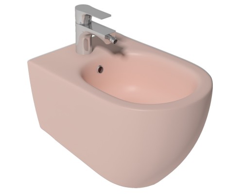 Биде ISVEA Infinity подвесной 365x530x400 лососевый матовый 10NF41001SV-2S