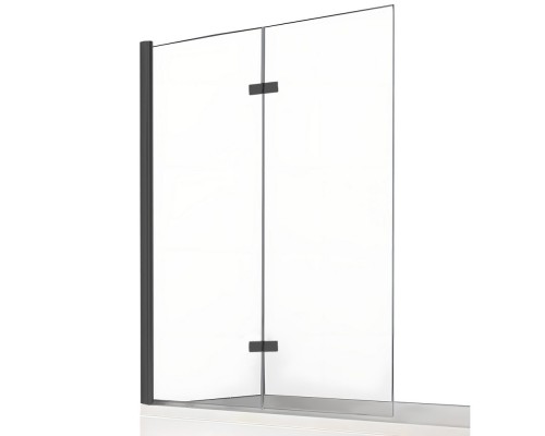 Шторка для ванны NEW TRENDY NEW SOLEO BLACK 100x140 L черный