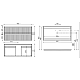 Тумба под раковину Sancos SNOB R W 100x50 Bianco
