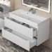 Тумба с раковиной Uperwood Tanos 90 см, белая