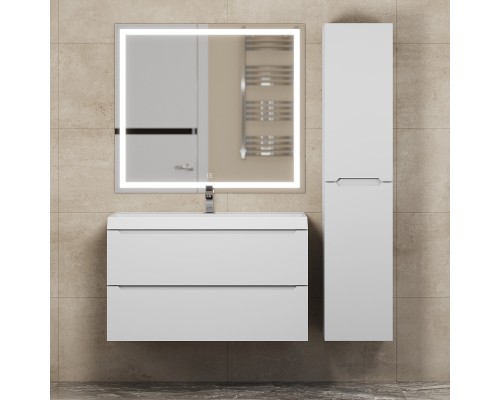 Тумба с раковиной Uperwood Tanos 90 см, белая