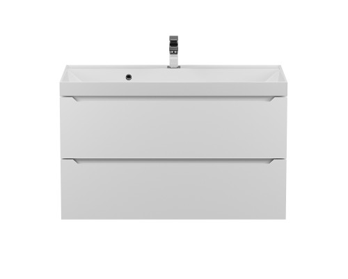 Тумба под раковину 90 см, Uperwood Tanos, белая матовая
