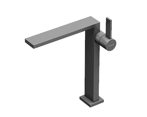 Смеситель для раковины высокий SANCOS Linn, вороненая сталь, SC9020GG