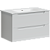 Тумба под раковину SANCOS Norma 2.0 790х450х500, c двумя ящиками, белый глянец