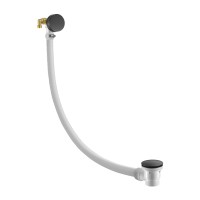 Слив-перелив для ванны с наполнением через перелив Benesque 59010205 черный матовый