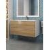 Тумба под раковину 100 см, Uperwood Barsa, белая/дуб сонома