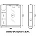 Зеркало со шкафом BelBagno MARINO-SPC-700/750-1A-BL-P-L 70 с подсветкой Bianco Lucido