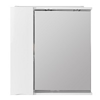 Зеркало со шкафом BelBagno MARINO-SPC-700/750-1A-BL-P-L 70 с подсветкой Bianco Lucido