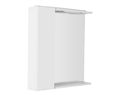 Зеркало со шкафом BelBagno MARINO-SPC-700/750-1A-BL-P-L 70 с подсветкой Bianco Lucido Зеркало со шкафом BelBagno MARINO-SPC-700/750-1A-BL-P-L 70 с подсветкой Bianco Lucido