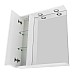 Зеркало со шкафом BelBagno MARINO-SPC-700/750-1A-BL-P-L 70 с подсветкой Bianco Lucido