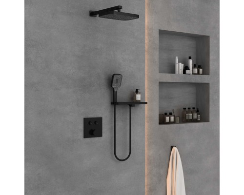 Душевой комплект Vincea VSFW-4211RMB встраиваемый 2 режима черный