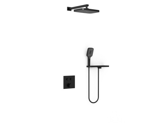Душевой комплект Vincea VSFW-4211RMB встраиваемый 2 режима черный