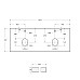 Столешница под раковину BelBagno 120 EK-120-2-BO Bianco Opaco