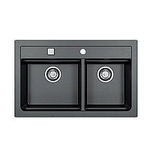 Мойка кухонная Alveus Granital Atrox 50 Carbon - G91 790х500 черный 1132002